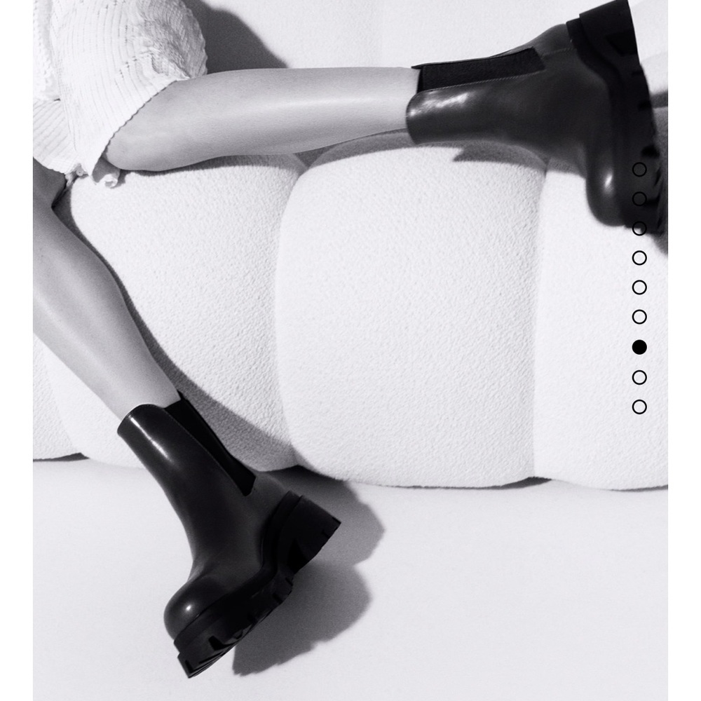 Zara low heeled lug sole ankle boots - Picture 11 of 12